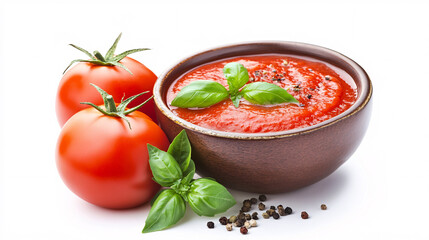 Fresh Tomato Sauce with Basil and Peppercorns