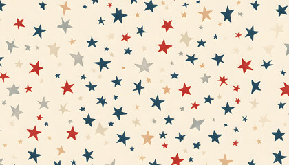 Repeating small icons, like stars, dots, or simple symbols, evenly spaced on a neutral background for a subtle pattern.