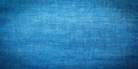 Blue abstract background with canvas texture, perfect for artistic projects and design work