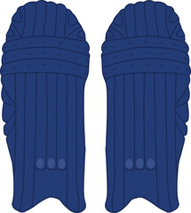 Cricket Batting Pad for Enhanced Safety, illustration of cricket pad. batting pad, knee pad, cricket sports, Indian local sports © Shruti