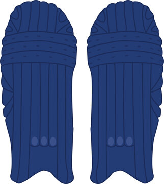 Cricket Batting Pad for Enhanced Safety, illustration of cricket pad. batting pad, knee pad, cricket sports, Indian local sports