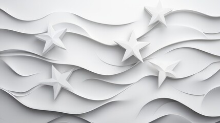 Obraz premium Star rating on a paper texture background, featuring hyper detailed and elegant designs for a clear look