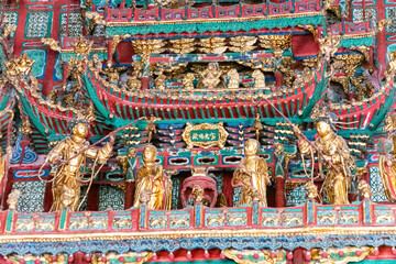 Gilded sculptures & painted statues art of the Ming and Qing Dynasties in Minor Western Heaven...