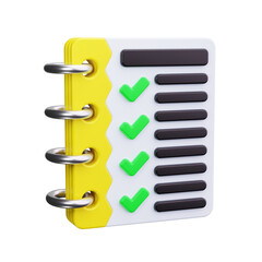 action 3d render icons