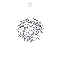 Nebula icon symbol vector illustration isolated on white background