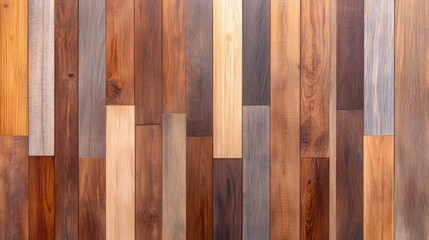 Detailed wooden floor texture with various tones and patterns, perfect for backgrounds and design projects.