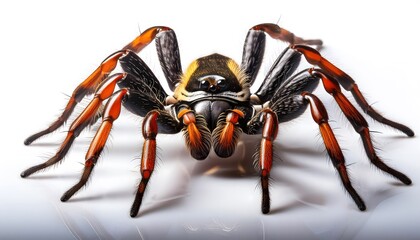 Obraz premium A Sun Spider on a white background