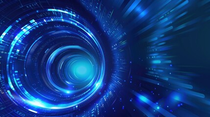 Obraz premium Futuristic Technology Abstract