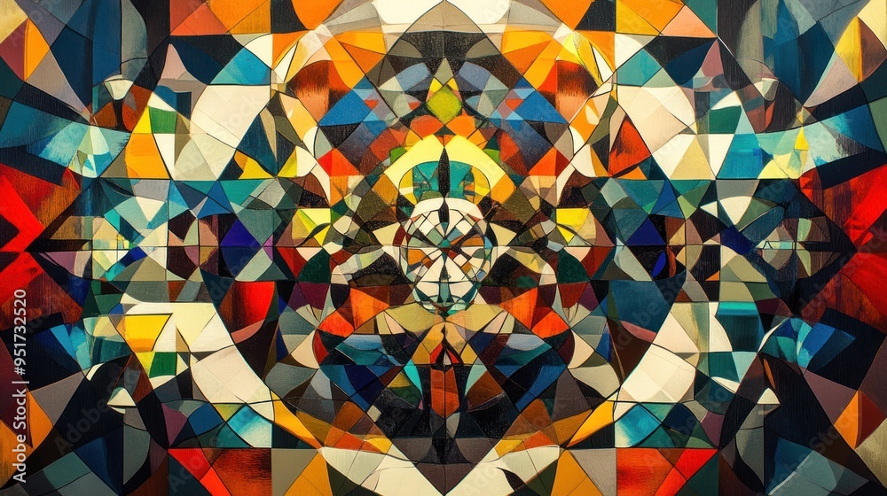 Wall mural Abstract Geometric Art