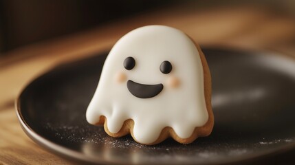 cute ghost cookie for halloween