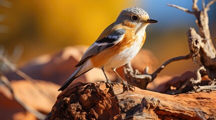 Female pied flycatcher ficedula