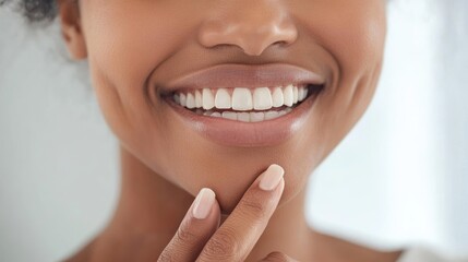 Close-up Portrait of a Woman Smiling
