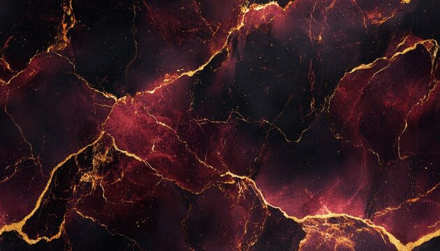 Seamless marble pattern in rich maroon with subtle gold accents, [Abstract Background Marble], [Bold and sophisticated]