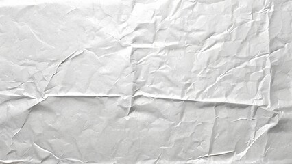 Fototapeta premium Close-up of crumpled white paper with visible texture and creases.