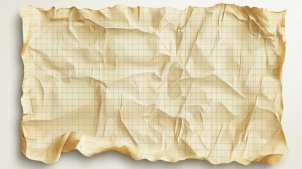The background of the image is a sheet of old brown math grid paper with a graph paper texture