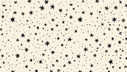 Obraz premium Repeating small icons, like stars, dots, or simple symbols, evenly spaced on a neutral background for a subtle pattern.