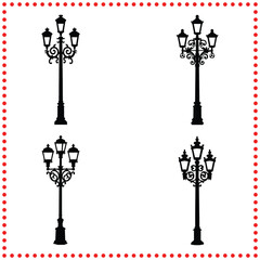 Illuminating elegance  Vintage street lamps that bring classic charm to any space.