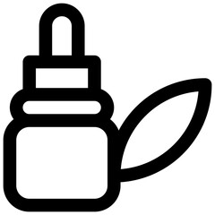Serum. Editable stroke vector icon.