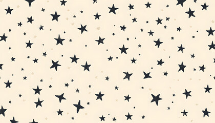 Obraz premium Repeating small icons, like stars, dots, or simple symbols, evenly spaced on a neutral background for a subtle pattern.