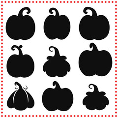 Embrace the harvest season with our beautifully crafted pumpkin silhouette designs.