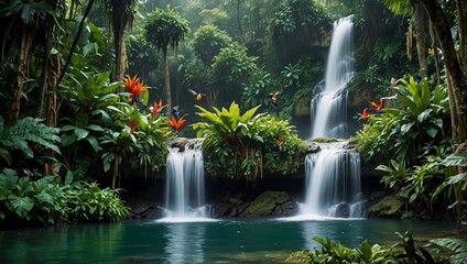 waterfall in the forest