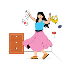 Celebrating love by writing and sharing a heartfelt letter of affection