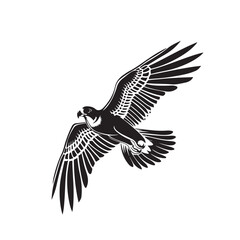 Fototapeta premium Elegant Flying Eagle Logo Design with Circular Frame for Modern Wildlife and Branding Projects