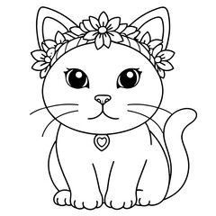coloring book,coloring,outline,line,cute,funny,drawing,icon,illustration,art,vector,black,cover book,book,cartoon,animal,pet,character,cat,animals,kitty,kitten
