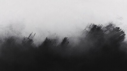 Fototapeta premium Abstract monochrome artwork featuring smooth transitions from black to white tones.
