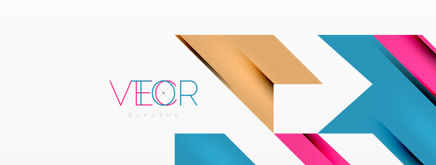 Speed and sport geometric background. Color lines dynamic template for wallpaper, banner, background or landing