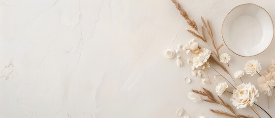 Sophisticated Wedding Invitation Suite, featuring delicate floral motifs, refined typography, luxurious paper textures, and cohesive color palettes for an enchanting celebration.