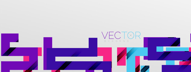 Color bend lines with shadow texture effect. Vector Illustration For Wallpaper, Banner, Background, Card, Book Illustration, landing page