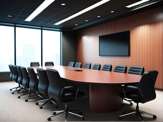 Blank conference room, office scene layout, commercial background