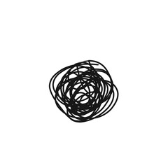 abstract tangled thread