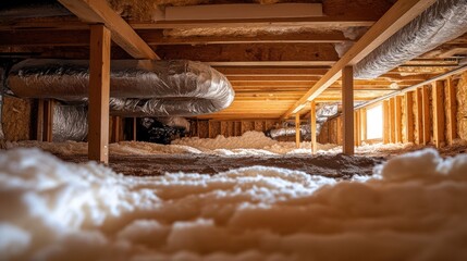 Insulated Crawlspace Underneath Home