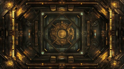 Obraz premium Vintage Luxurious Retro Art Deco Abstract Background with Patterns and Textures, Perfect for Elegant Design and Backdrop new beautiful stock image illustration AI