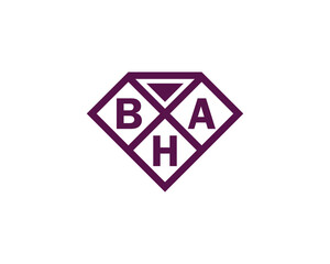 BHA logo design vector template. BHA