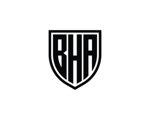 BHA logo design vector template. BHA