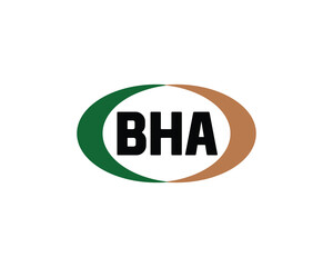 BHA logo design vector template. BHA