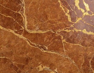 Fototapeta premium Brown and gold marble seamless glitter texture background, counter top view of tile stone floor in natural pattern. Ai generated image