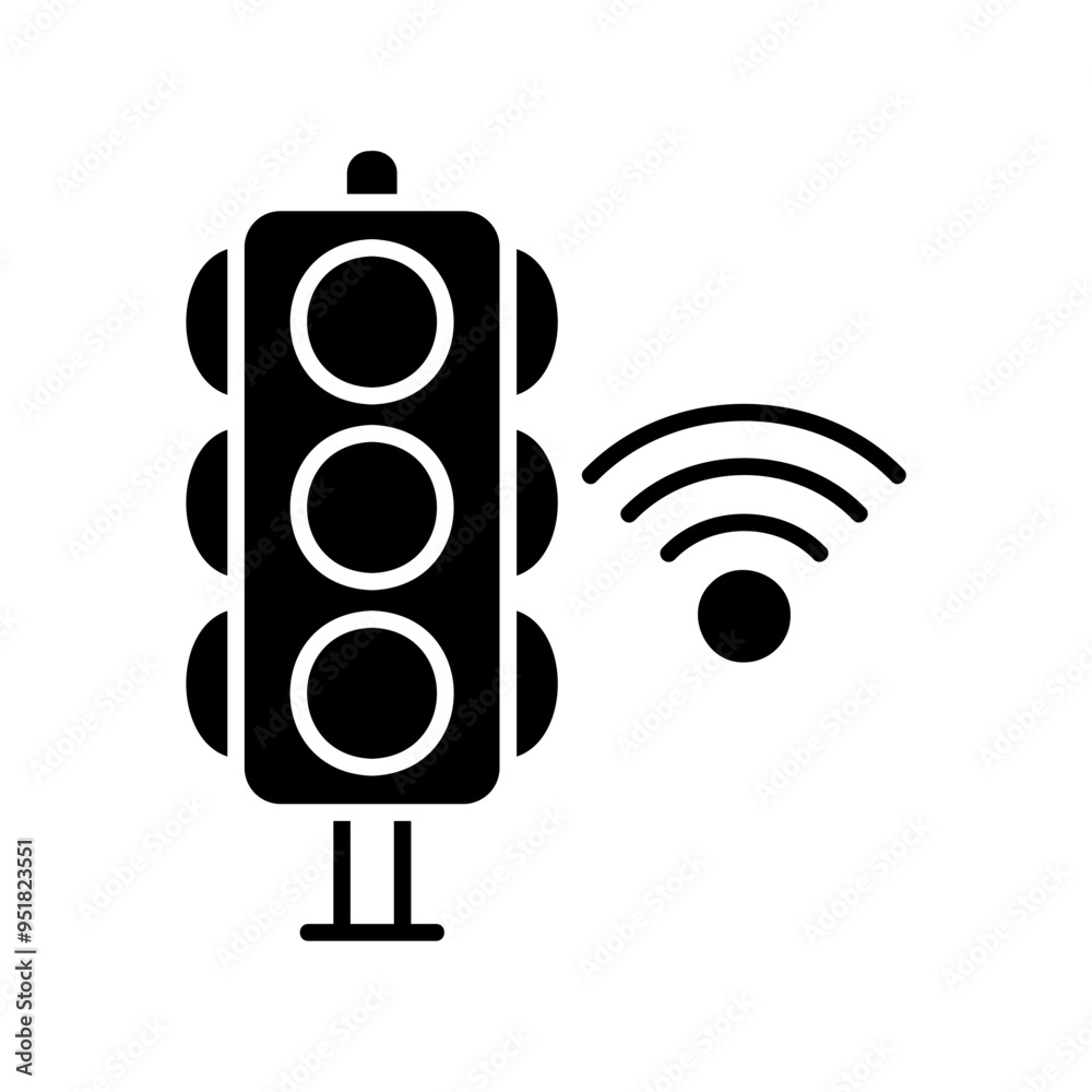 Poster smart traffic light