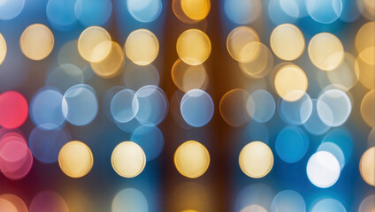 Linear bokeh background