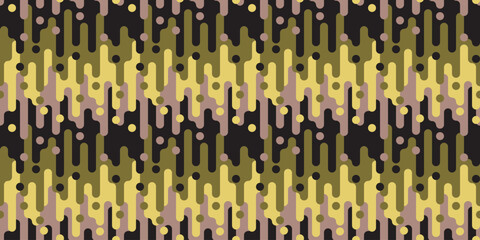 Fototapeta premium Camouflage background. Seamless pattern.Vector. 迷彩パターン テクスチャ 背景素材