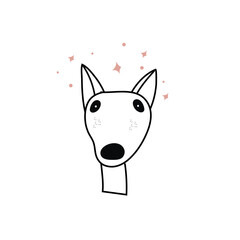Cute dog doodle