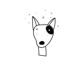 Cute dog doodle