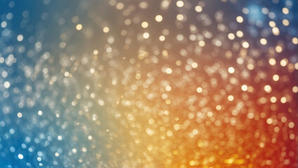 Bokeh - Gold, blue and orange background