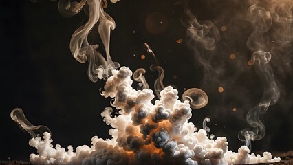 Obraz premium White smoke