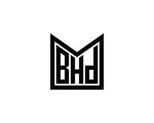 BHD logo design vector template. BHD