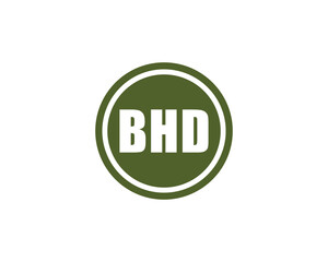 BHD logo design vector template. BHD