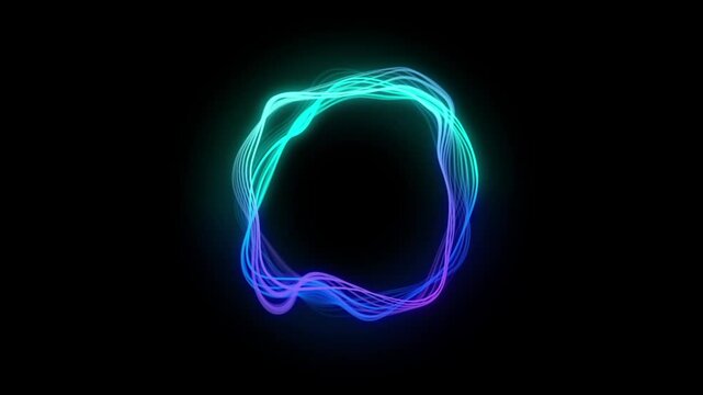 Spherical sound wave effect video